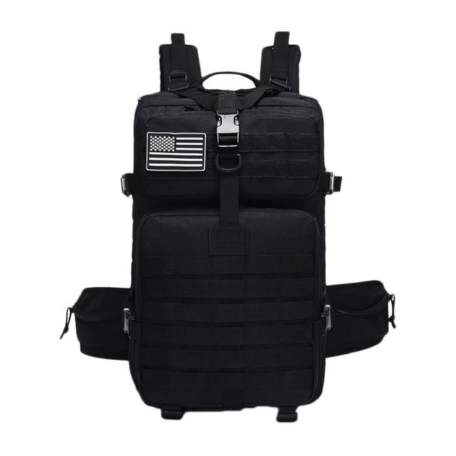 Backpack EDC Molle Pack 40L Outdoor Tactical Army Backpack 800D Waterproof Bag for Camping Hiking Trekking Backpacking