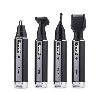 

4 in 1 Men's Rechargeable Nose Hair Beard Trimmer Ear Nose Eyebrow Removal Electric Wireless Shaver For Facial Cleaning XA57U