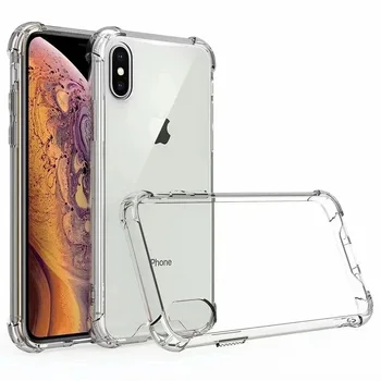 

Acrylic+TPU Transparent Clear Case for iphone 6 6s 7 8 Plus X XS XR 11 Pro Max Anti-Scratch Hard PC Bumper Cover