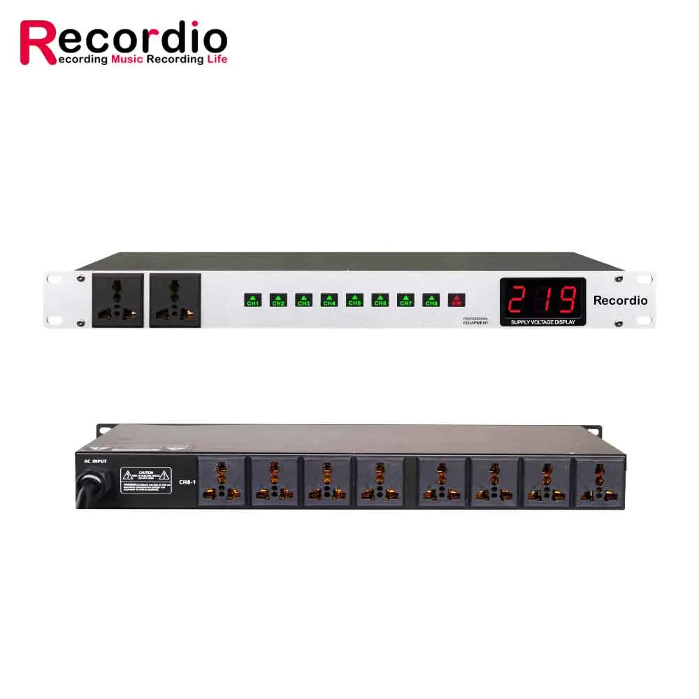 Profissional de Comutação Sistema de Som Controle de Sequência de Alimentação Tela de Led dj com 9 Carregador Canais Ininterrupta - 10 - Image 2