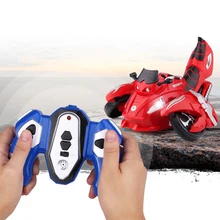 1:18 детский пульт дистанционного управления Деформация трюк автомобиль Запуск пули перезаряжаемый пульт дистанционного управления животное внедорожный деформационный автомобиль