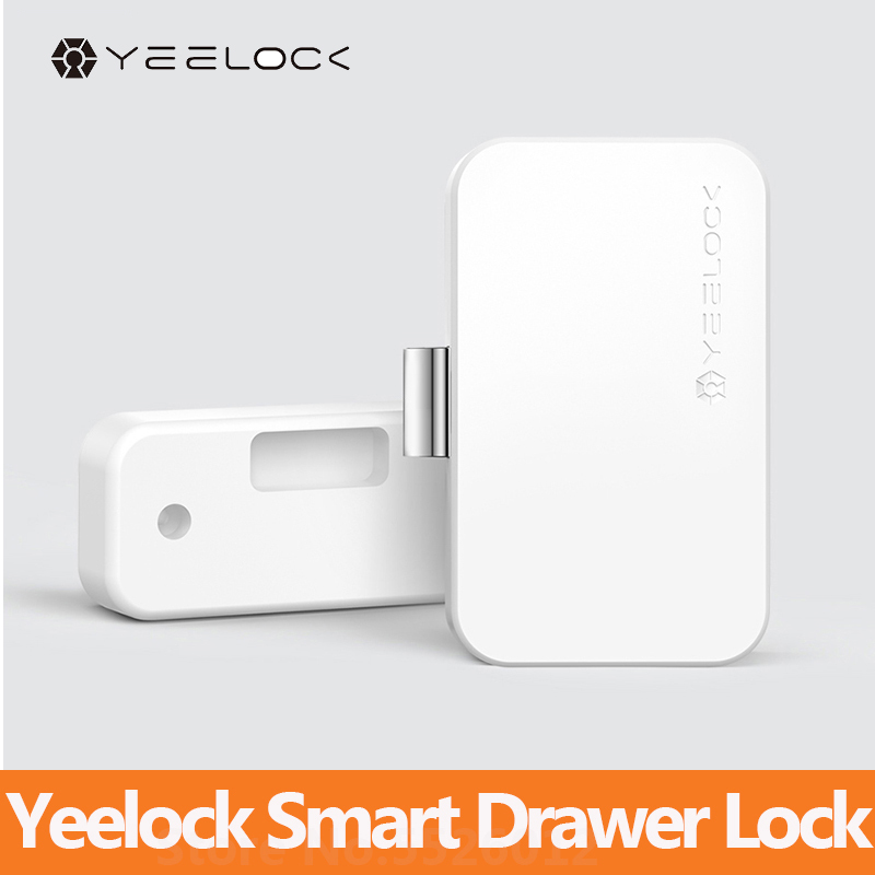 Original Youpin YEELOCK Smart Drawer Cabinet Lock Keyless Bluetooth APP Unlock Anti-Theft Child Safety File Security