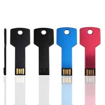 

Custom Logo Metal Key USB Flash 4GB 16GB 32GB 64GB Usb Flash Drive2.0 Memory Stick Pendrive 128MB Pen Drive for Photography Gift