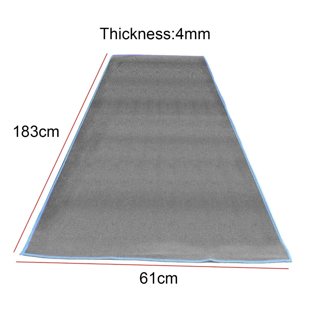 Solid Color Yoga Blankets Non Slip Super Soft Yoga Mat Fitness Hand Cover Towel 18361cm Microfiber Sweat Absorbent Pilates Accessories (2)