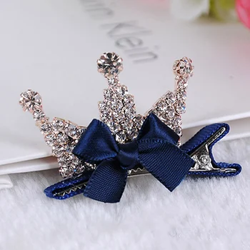 

1pcs Princess Hairpin Baby Headdress Shiny Rhinestone Three-dimensional Crown Children Hair Accessories Kids Hairwear