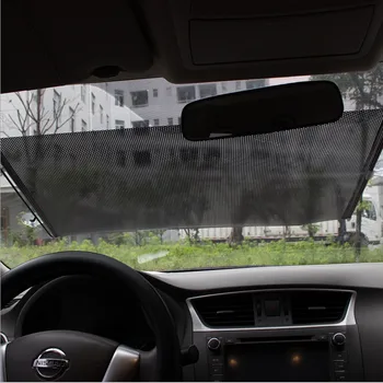 

Variety Size Car Mounted Automatic Winding College Style Block Outlets Summer Insulated Telescopic College Style Automobile Suns