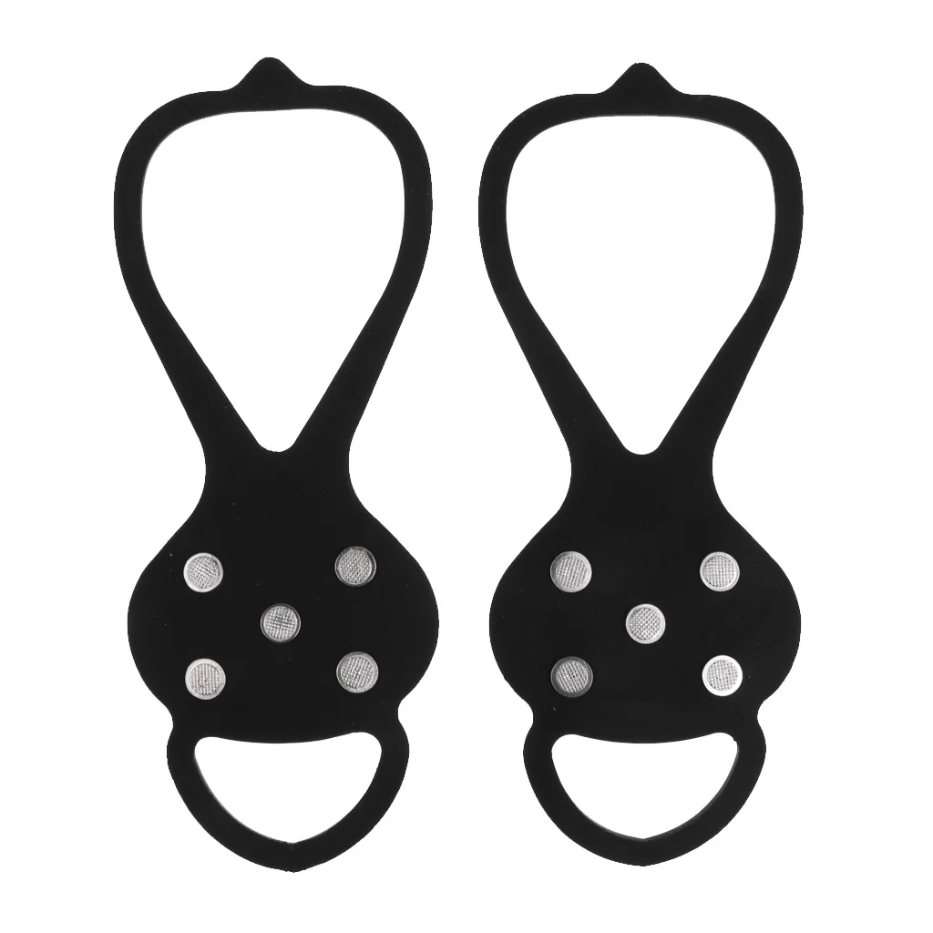 Anti Slip Snow Ice Cleats Crampons Grippers Grips Spikes Shoes Boots Soles