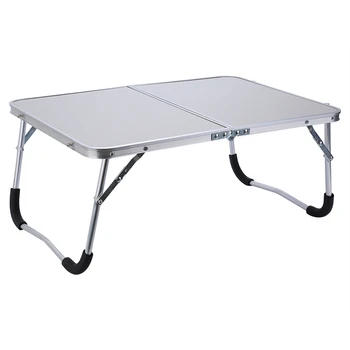 

62x41cm Folding Computer Desk Aluminum Frame MDF PC Notebook Bed Tables Tray Laptop Stand For Ourdoor Picnic Camping