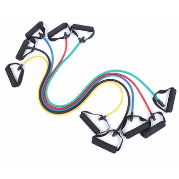 

Fitness Pull Rope Resistance Bands Yoga Pull Rope Home Gym Rope 15-35LB Workout Exercise Training Band Gum Elastica
