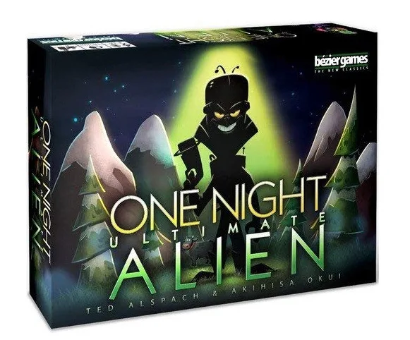 Английская версия One Night Ultimate Werewolf Daybreak настольная игра бренд Alien& Deluxe Edition карточная игра Daybreak вампир игрушка подарок - Цвет: Ultimate Alien