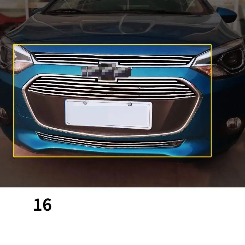 Авто корпус решетка на выходе Кондиционер автомобильный хром декоративный автомобильный Стайлинг протектор украшение 16 Для Chevrolet Lova