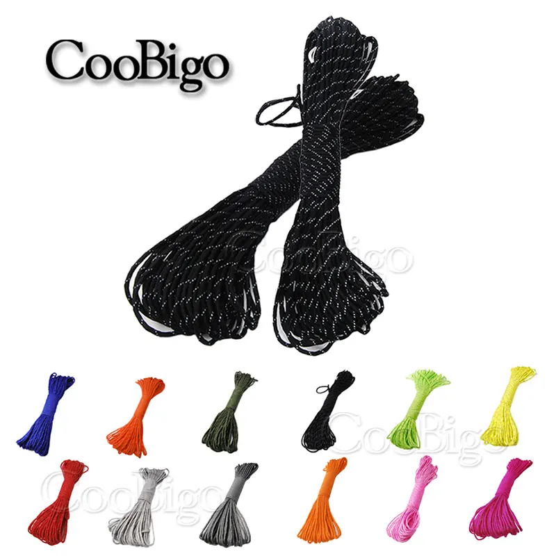 Parachute cord lanyard and paracord bracelets 1Pcs paracord 4mm for survival