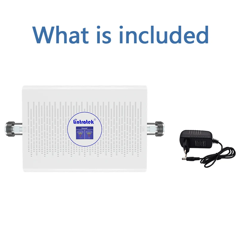 Lintratek 2G 4G Signal Repeater 900 1800Mhz AGC