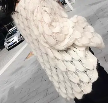 

pin 2019 Long-sleeved hoodie with drawstring waist pocket for casual women's coat in Korean style