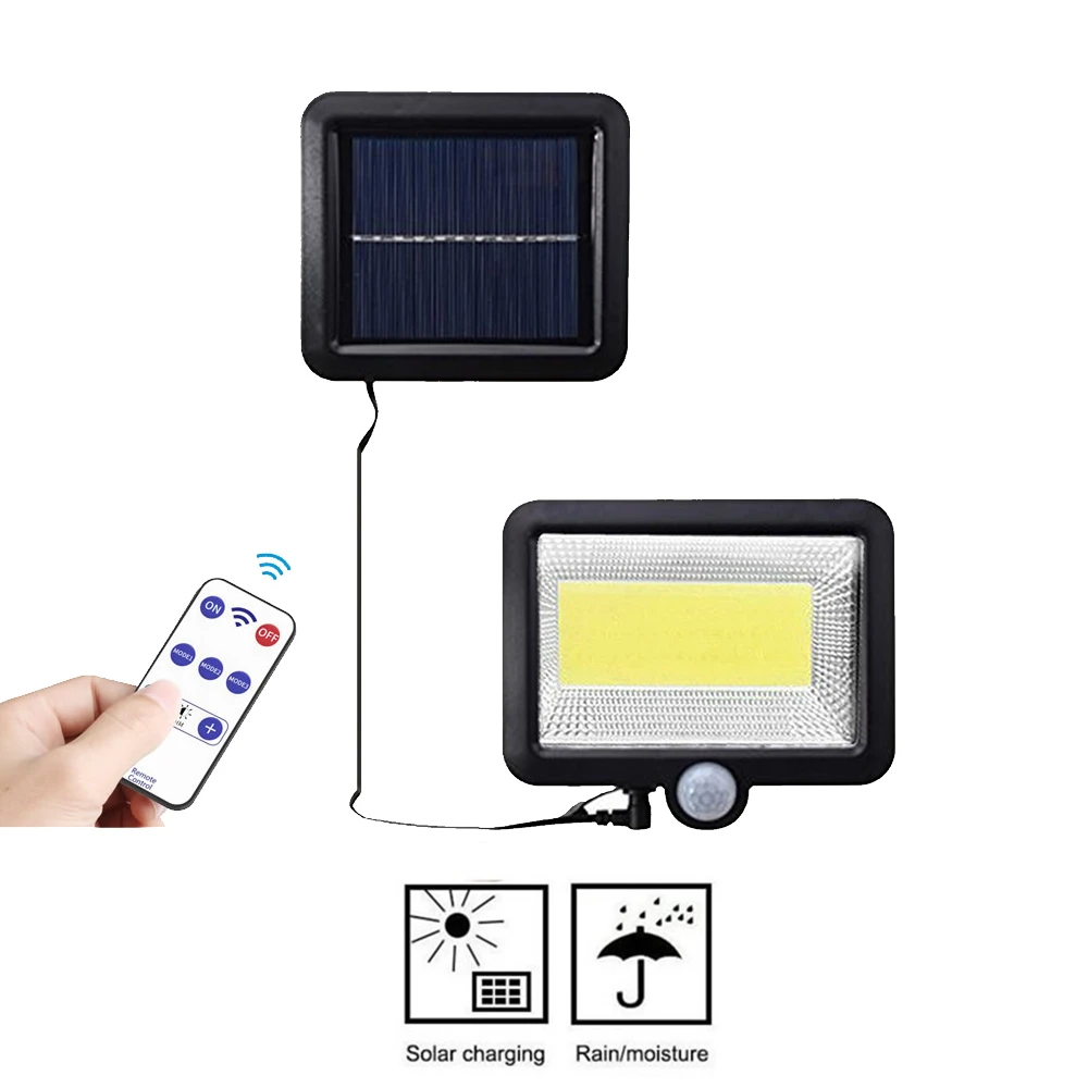 

100 LED solar LED Power Wireless PIR Motion Sensor Wall Light LEDs Waterproof Outdoor Home Garden Street Yard Security lamp sepe