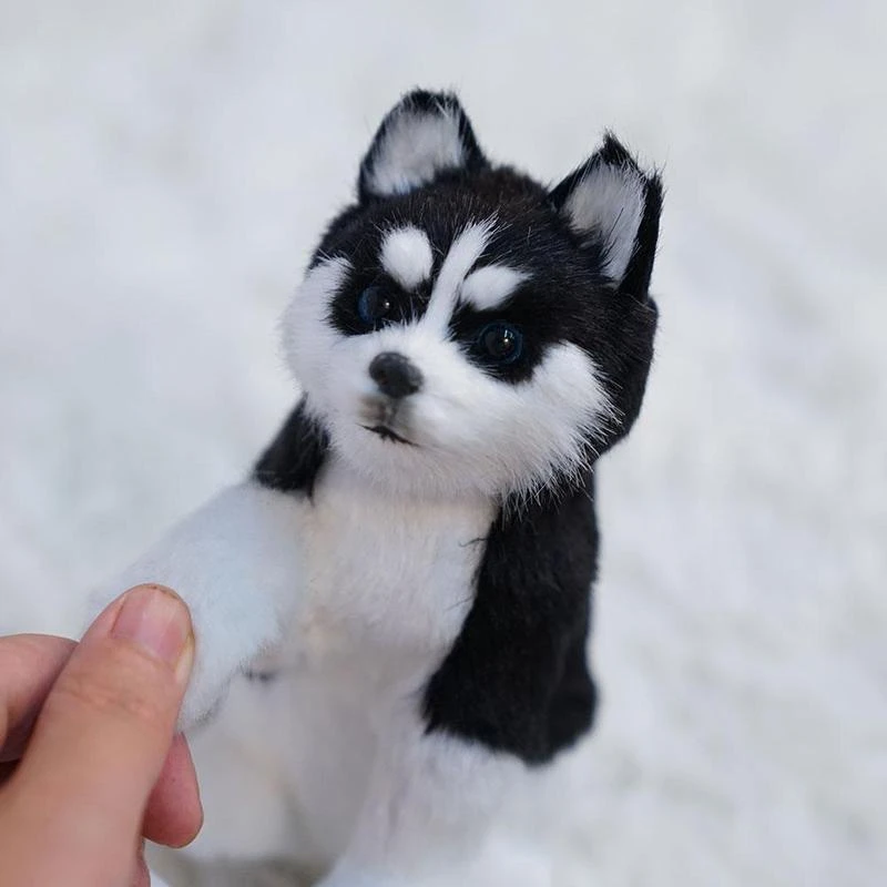 Realistic Husky Dog Simulation Toy Dog 
