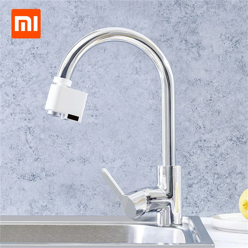 

2019 Xiaomi Smart Sensor Faucet Infrared Sensor Automatic Water Saver Tap Anti-overflow Kitchen Bathroom Inductive Faucet