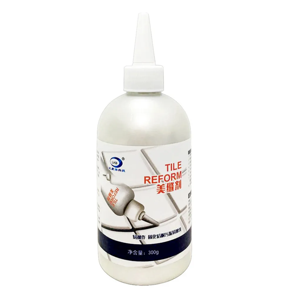 

Tile Paste Adhesive Tube 280ml Grout Pen Restore the Look of Tile Grout Lines BJStore