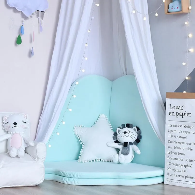 Детский игровой коврик, игрушки для детей, 4 лепестка INS, детский коврик пазл, развивающий коврик, ползающий тренажерный зал, складной детский ковер, украшение в детскую комнату - Цвет: Зеленый