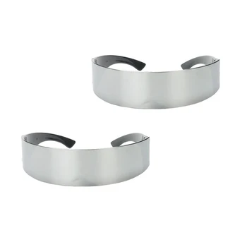 

Futuristic Shield Sunglasses Monoblock Cyclop - Pack of 2 - Silver