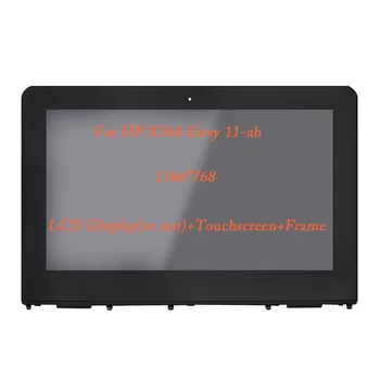 

For HP X360 11-ab series 11.6'' Touch Screen Digitizer with frame LCD Display 11-ab002tu ab009tu 11-ab000nl front glass bezel