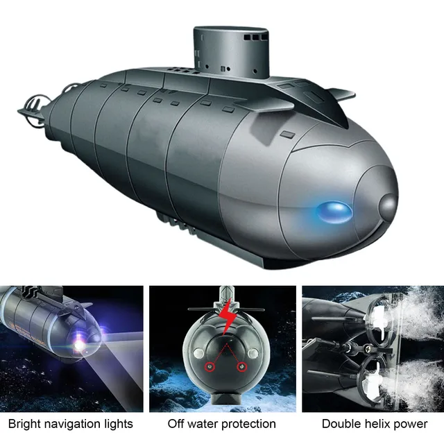 Mini RC Submarine Speed Boat 6 Channels Smart Electric Drone Model Remote Control Educational Toys Gifts Display Mold 5