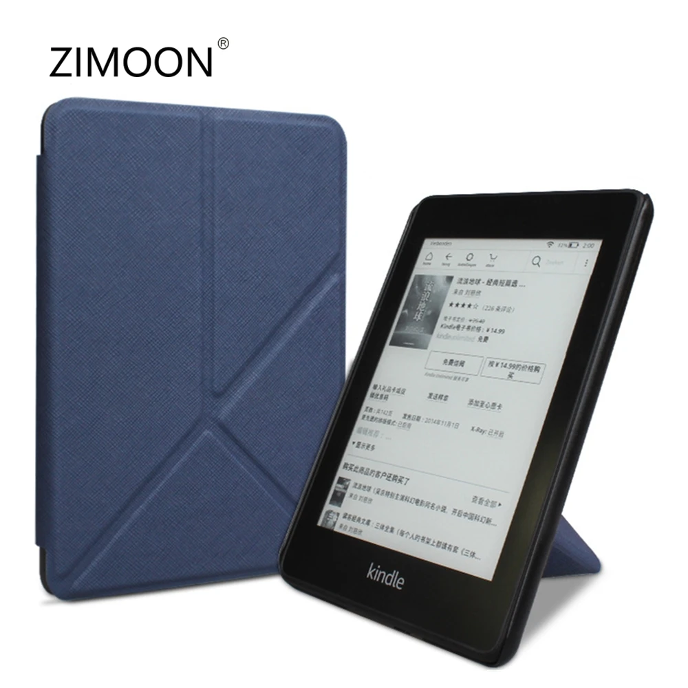 For Kindle Paperwhite 4 Foldable Case PU Leather Smart Cover for 10th PQ94WIF 2018 Stander Protective Shell | Компьютеры и офис