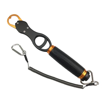 

Pliers Clip Rope Grabber Lip Grip Catch Holder Fishing Tool With Scale Fish Control Clamp Aviation Aluminum Anti Slip Tackle