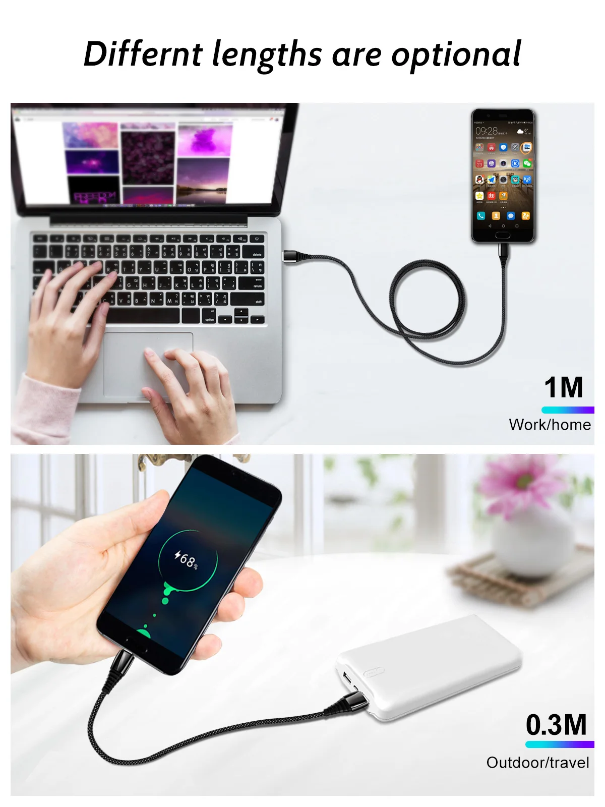 GUUGEI 5A type C USB кабель для быстрой зарядки USB C кабель для зарядки телефона из цинкового сплава с нейлоновой оплеткой type-C провод для передачи данных для смартфона