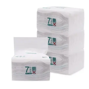 

3 Packs Toilet Paper Serviettes Paper Napkins Health Bamboo Fiber Tissue Absorbent Antibacterial Extractable Facial Tissue