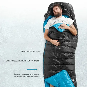 

Ultralight Sleeping Bag Goose Down Single Adult Winter Thicken Foldable Sleeping Bag