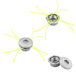 Ensemble de têtes de coupe universelles pour gazon de jardin, débroussailleuse en Aluminium, accessoires de broussailles, tête de coupe pour tondeuse à gazon, outils de jardin 