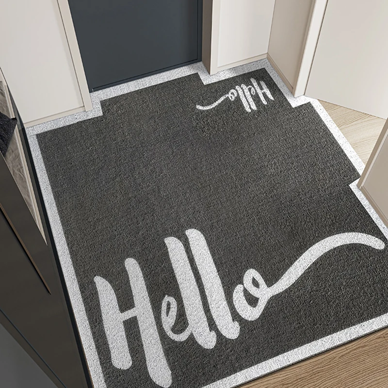 

Free Cutting Door Mat Carpet Anti-slip Indoor PVC Home Mats Carpet Kitchen Mat Bath Mat Hallway Decor Custom Entrance Door Mats