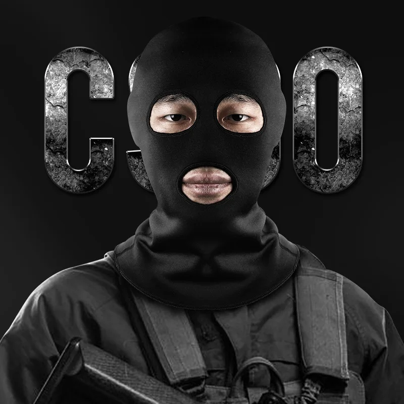 

CSGO plus Velvet Anti-terrorism Elite Head Band Thick Warm Men's Dew Eye Winter Cycling Bandits Head Cover Windshield Dew Eye Ca