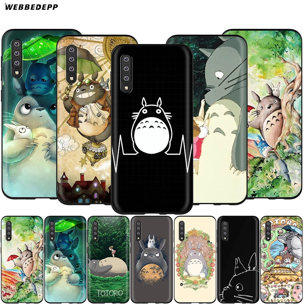Webbedepp Spirited Away Totoro чехол для Samsung Galaxy A2 J4 J6 J7 Duo J8 Core Prime 2018 A20E A70S | Мобильные телефоны и