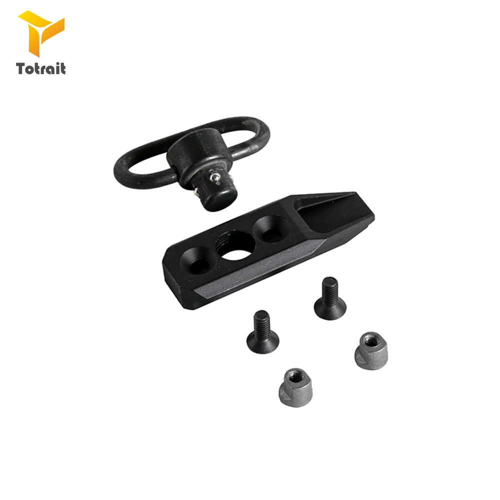 

TOtrait Tactical KeyMod Direct Quick Detach Sling Swivel Rail Attachment Mount Adapter 360 Rotation Hunting Scope Accessories