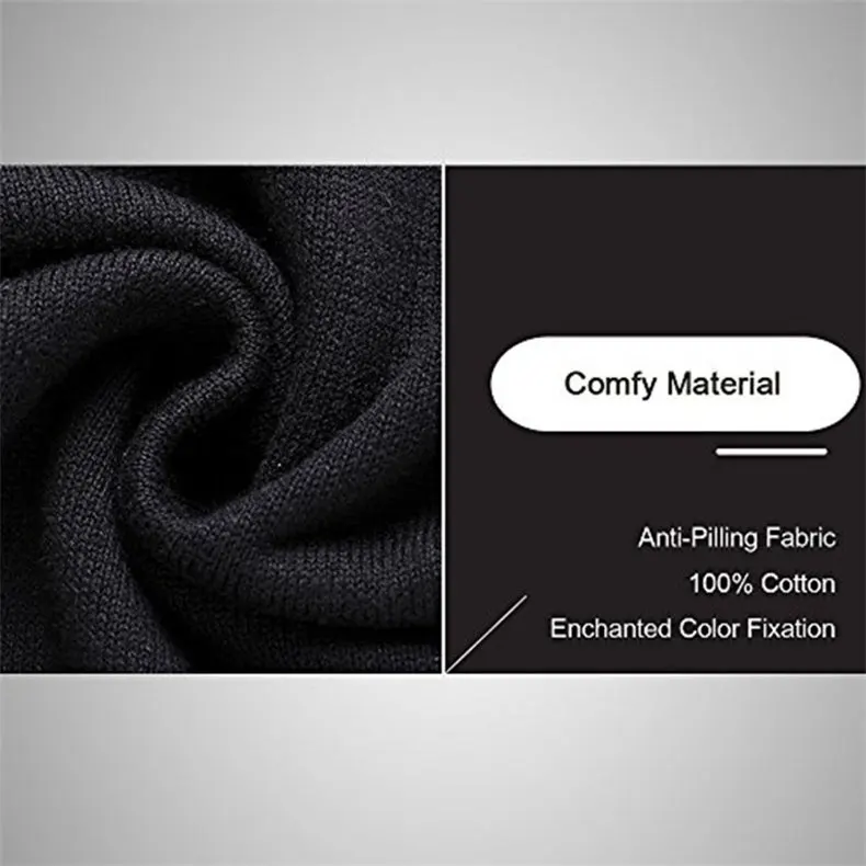 MuLS Brand Cotton Pollovers Sweater Men Casual Sweaters Pull Homme Knitted Pullover Half Zipper Turtleneck Knitwear Polo-Collar 9