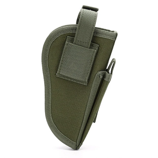 Left Right Hand Gun Holster Bag Case For Golck Beretta Sig Hk Usp Concealed Holster Belt Metal Clip Adjustble Universal Holsters Green Color