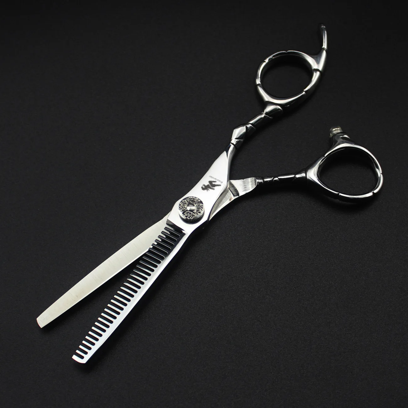 Парикмахерские ножницы Япония 440C стали профессиональные 6 дюймов бесшовные зуб парикмахерские ножницы истончение ножницы набор