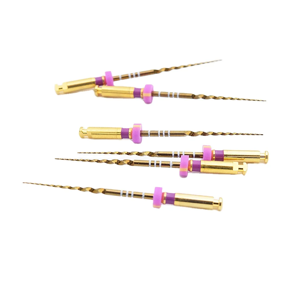 Endo Rotary Files Dental Pulp Files Diamond File Set Dental Instrument NITI Endodontic Root Canal Files Engine Use For Dentist