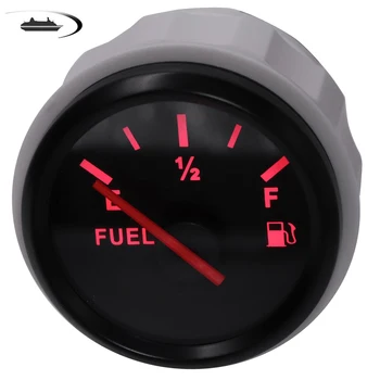 

52mm Waterproof Fuel Level Gauge Pointer Electrical Digital Fuel Level Gauge for Universal Boat Car Truck RV Camper Instruments