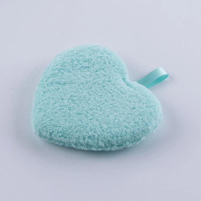 Мягкий удобный спонж для снятия макияжа в форме сердца, спонж для снятия лица, спонж для очищения нежной кожи