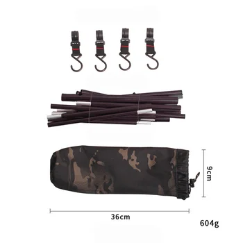 

Aluminum Alloy Outdoor Exposed Racks Travel Triangle Cloth Drying Storage Portable Racks High Quality Outdoor Gadgets