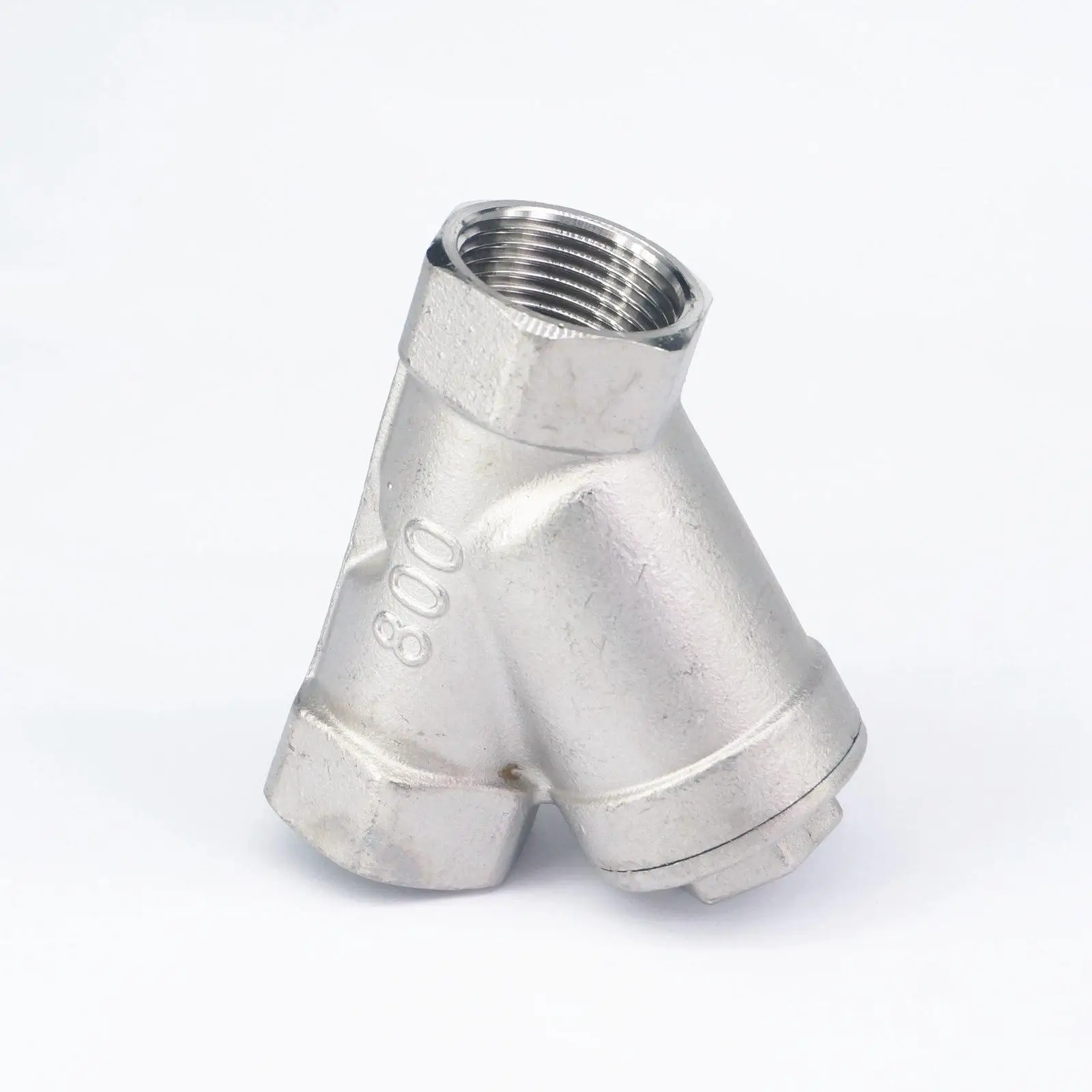 DN20 3/" BSP Женская нить 304 нержавеющая сталь Inline Y фильтр 229 PSI