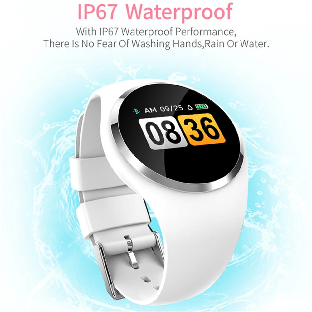 

2019 Newest Q1 Fashion Smart Watch Heart Rate Blood Pressure Monitor Sedentary Reminder Smartwatch Women Men For Android IOS