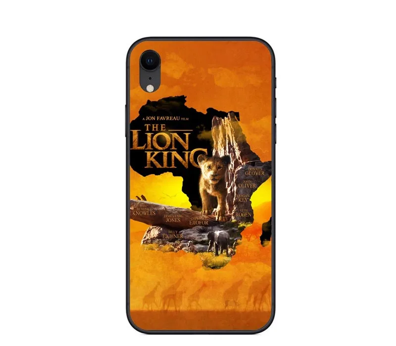 Мягкий силиконовый чехол для телефона Lion King Simba из ТПУ для Apple iPhone 8 7 6 6S Plus X XS MAX 5 5S SE XR чехол Coque Capa - Цвет: TPU