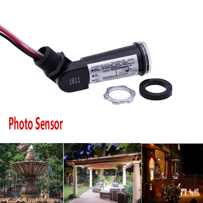 10Pack Photocell Sensor LED Dusk To Dawn Outdoor Swivel Photo Cell