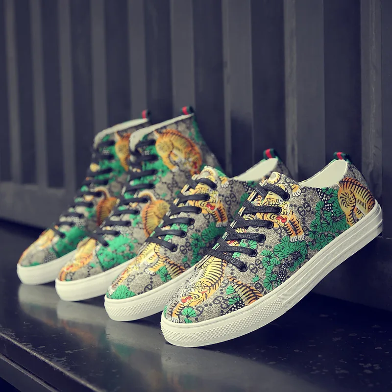 Tiger Print High Top Sneakers 4 Tiger Print High Top Sneakers 4