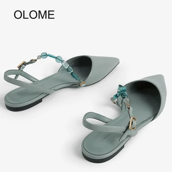 

2020 Summer New Shoes Women String bead Sandals Soft Elegant Ladies Leisure Footware Female Casual Chaussures zapatos de mujer