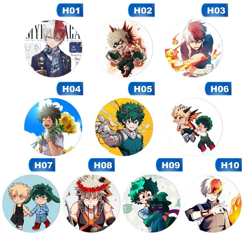 

Anime MY HERO ACADEMIA Button Badges Pins Boku No Hero Academia Badges for Clothes Backpack Pencil Case